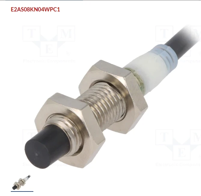 OMRON E2A-S08KN04-WP-C1 2M OUT: NPN / NO; 0 ÷ 4 ملی میٹر؛ 12÷24VDC؛ M8;