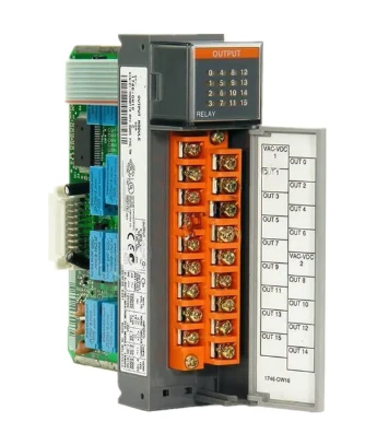 ایلن بریڈلی 1746-OB16 SLC 500 16-چینل 24V DC آؤٹ پٹ ماڈیول (موجودہ سورسنگ)